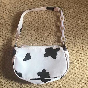 cow print purse